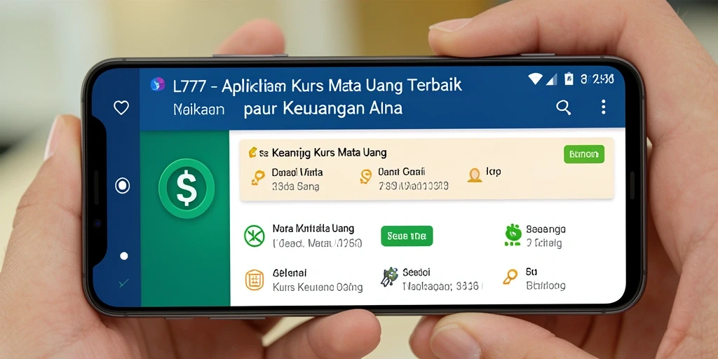Antarmuka L777 yang sederhana dan informatif untuk Kurs Mata Uang.