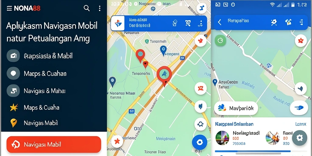 Antarmuka NONA88 yang intuitif dan mudah digunakan untuk navigasi.